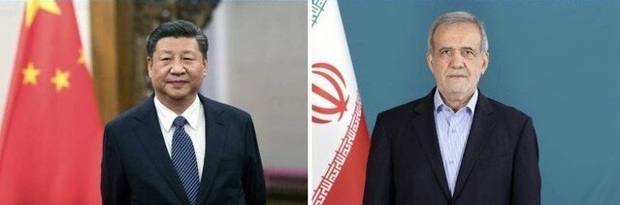گفت‌وگوی کوتاه پزشکیان با رئیس‌جمهور چین در حاشیه اجلاس سران سازمان همکاری شانگهای