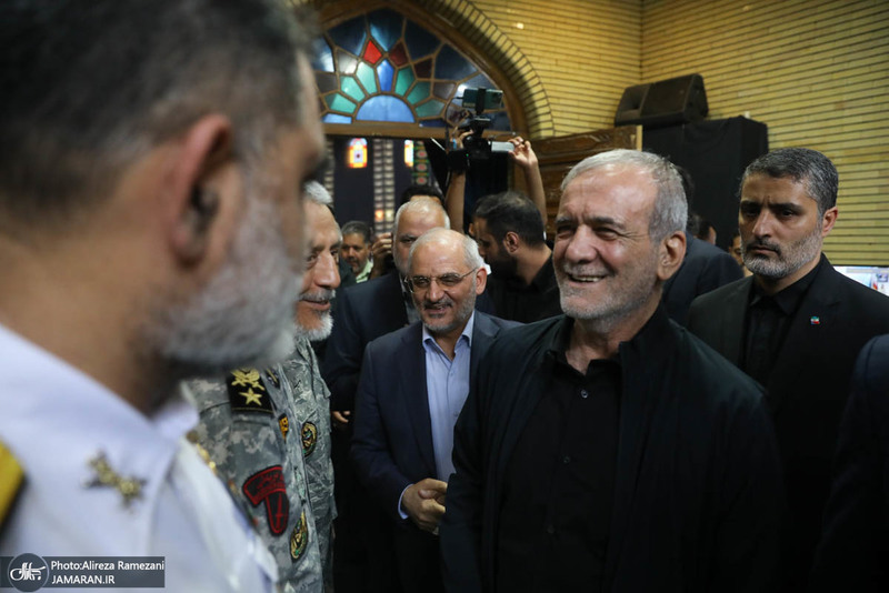 مراسم تکریم ۵۷ شهید گلگون کفن ارتش جمهوری اسلامی ایران