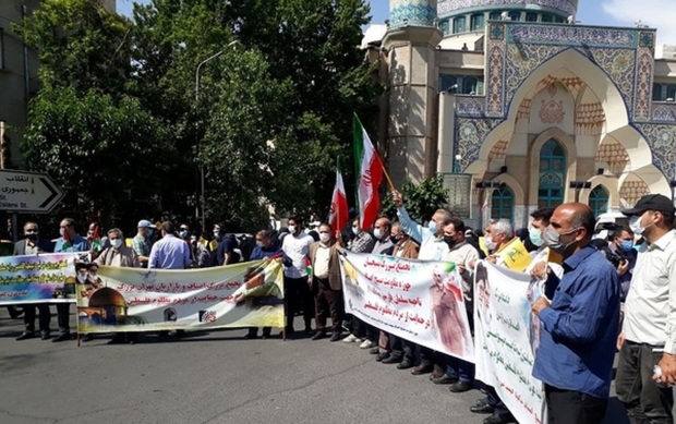 تجمع مردم تهران در حمایت از پیروزی مقاومت فلسطین + عکس