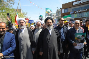 راهپیمایی باشکوه روز قدس در قم -1