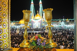 مراسم آغاز سال نو در حرم حضرت معصومه (س)