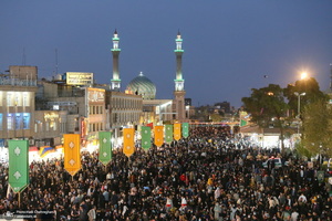 مراسم آغاز  سال 1401 در حرم کریمه اهل بیت (ع)‎