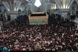 مراسم احیاء شب بیست و یکم ماه مبارک رمضان درحرم مطهر امام خمینی (س) 