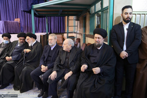 مراسم سالگرد رحلت آیت‌الله سید محمد موسوی بجنوردی در حسینیه جماران  -1