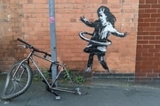 اثر جدید «بنکسی» بر روی دیواری در انگلستان