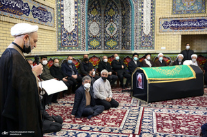 مراسم تشییع پیکر آیت الله ری شهری (ره) از حسینیه کوثر (س)