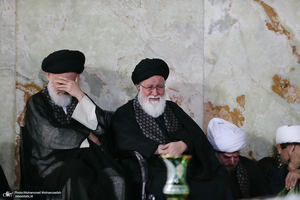 آئین خطبه خوانی شب شهادت امام رضا (ع) در حرم مطهر رضوی