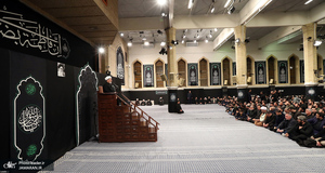 مراسم عزاداری شام شهادت حضرت فاطمه‌زهرا(س) در حسینیه امام خمینی