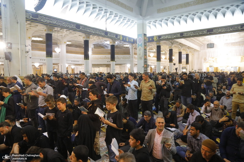 احیای شب نوزدهم ماه مبارک رمضان در حرم مطهر حضرت معصومه (ص)