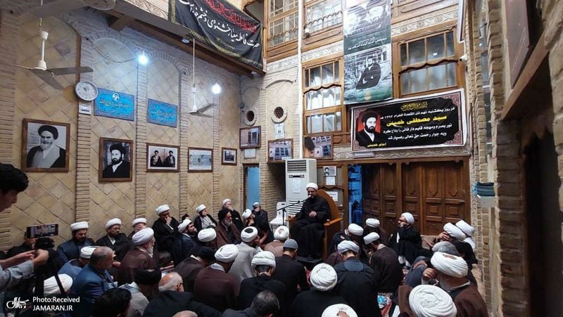 روضه هفتگی بیت امام خمینی در نجف اشرف همزمان با سالگرد آیت الله سید مصطفی خمینی (11)