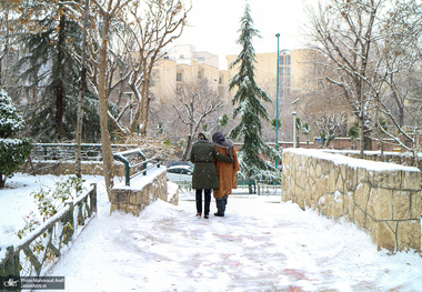 برف امروز تهران - 25 دیماه 1401