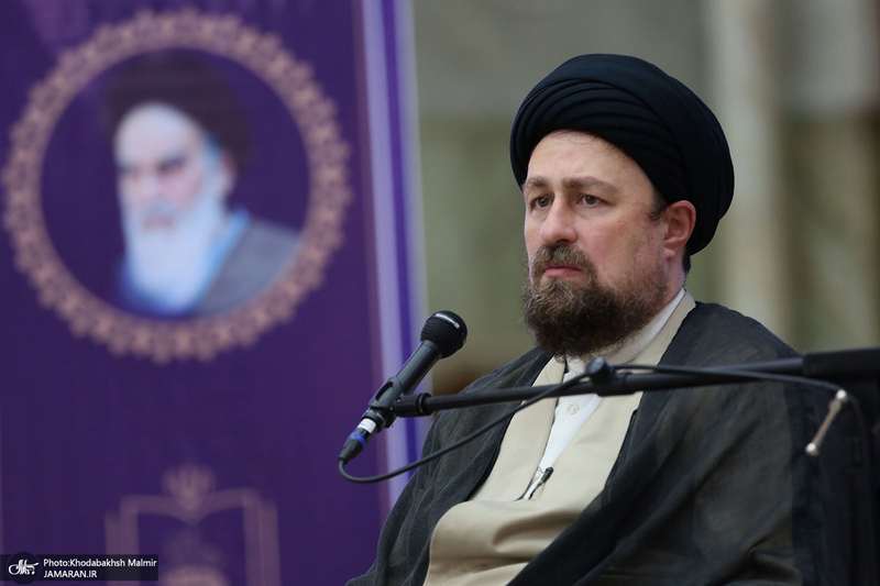 دیدار سرپرست و کارکنان موسسه تنظیم و نشر آثار امام خمینی(س) با سید حسن خمینی