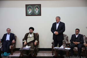 دیدار اعضای شورای اسلامی شهر تهران با سید حسن خمینی 