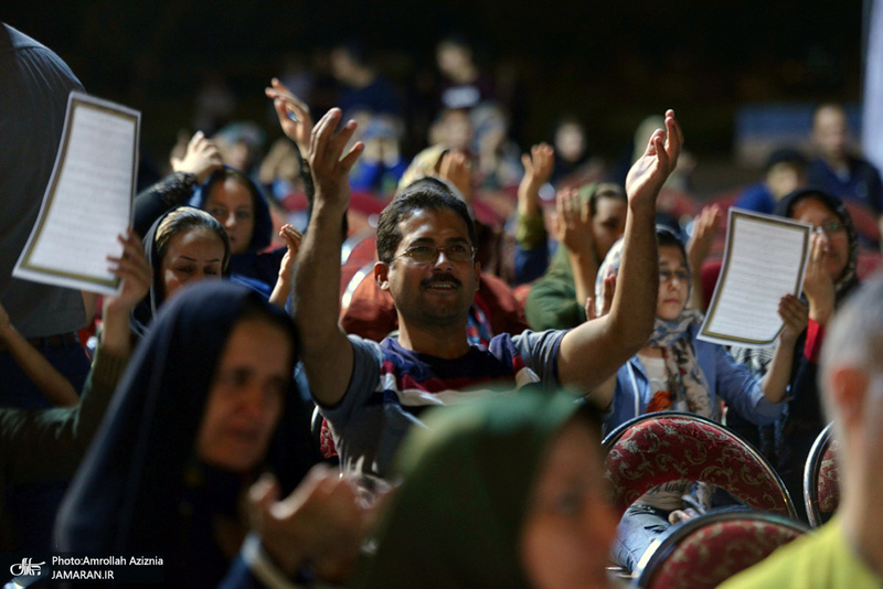 مراسم جشن شب عید غدیر در جوار حرم مطهر بنیانگذار جمهوری اسلامی ایران