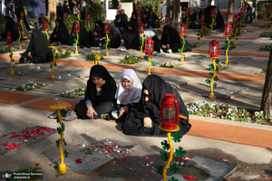 مراسم آخرین پنجشنبه سال در بهشت زهرا (س)