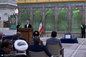 تجدید میثاق رئیس‌جمهور و اعضای دولت با آرمان‌های حضرت امام خمینی - 1