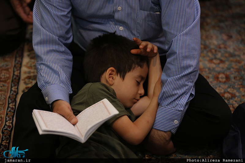 مراسم احیای شب بیست و یکم ماه مبارک رمضان در موسسه انصار الحسین(ع)