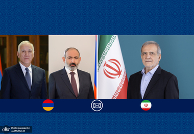 پزشکیان به رئیس جمهور و نخست وزیر ارمنستان تبریک گفت
