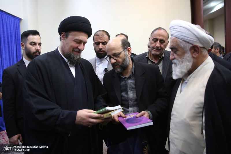 دیدار رئیس سازمان اسناد و کتابخانه ملی ، معاونین ومدیران با سید حسن خمینی