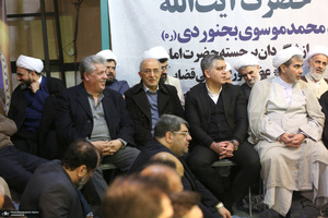 مراسم سالگرد رحلت آیت‌الله سید محمد موسوی بجنوردی در حسینیه جماران  -2