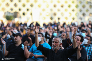 مراسم شهادت امام جعفر صادق (ع) در میدان امام حسین (ع)