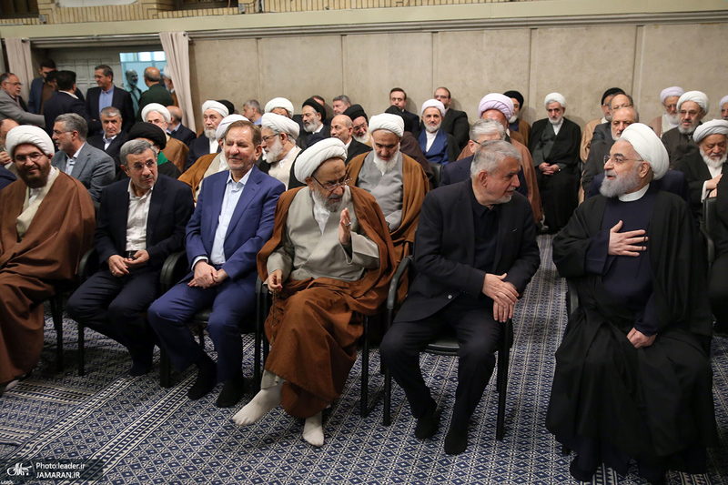 دیدار مسئولان نظام و سفرای کشورهای اسلامی با رهبر معظم انقلاب