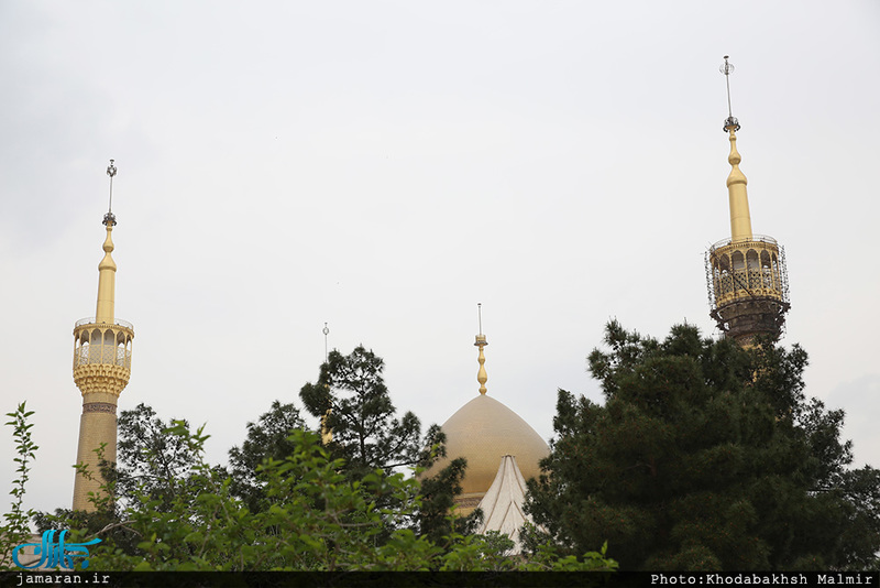 بازدید احمد مسجد جامعی از نمایشگاه «عطر یاس» در حرم مطهر امام خمینی(س)-2