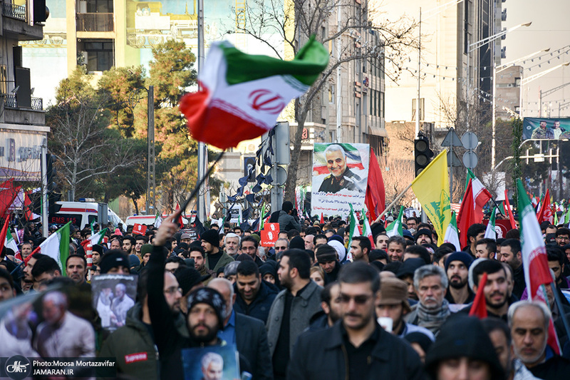 حضور میلیون ها تهرانی در تشییع پیکر مطهر سردار قاسم سلیمانی - 6 