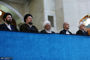 حضور شخصیت‌های سیاسی و مسئولان کشوری و لشکری در مراسم سالگرد ارتحال حضرت امام خمینی (س) -3