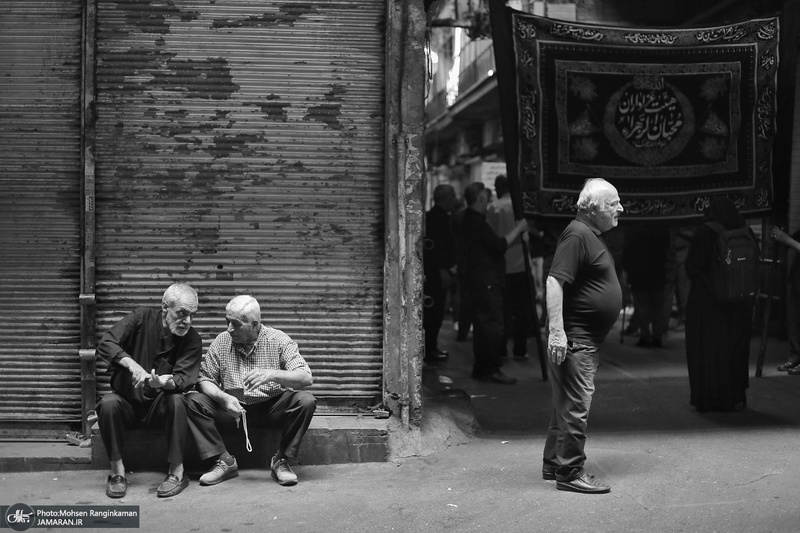 مراسم عزاداری ۲۸ صفر در بازار تهران