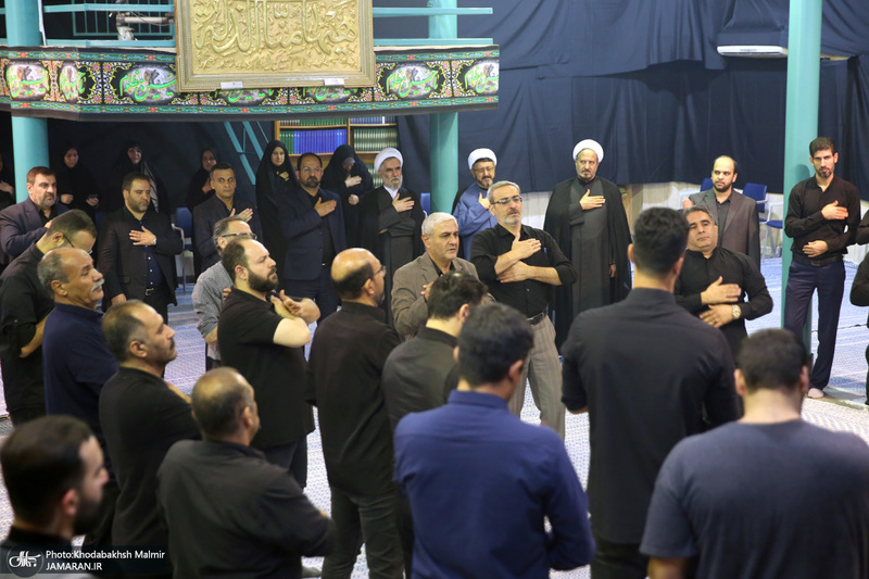 مراسم عزاداری کارکنان موسسه تنظیم ونشر آثار امام خمینی (س) به مناسبت دهه اول محرم