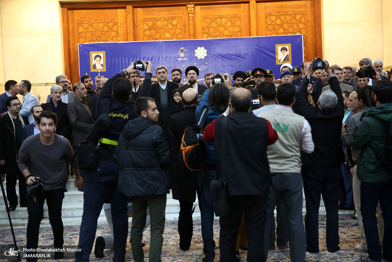 تجدید میثاق شهردار تهران و اعضای شورای اسلامی شهر تهران با آرمان های امام(س)