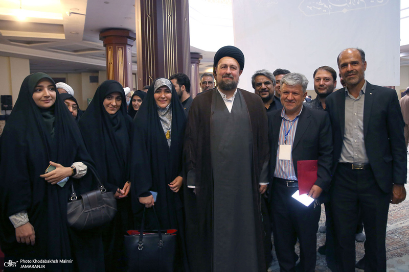 دیدار رئیس و کارکنان موسسه‎ تنظیم و نشر آثار امام خمینی با سید حسن خمینی