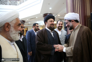 دیدار شهردار، اعضای شورای شهر و مدیران شهری تهران با سید حسن خمینی