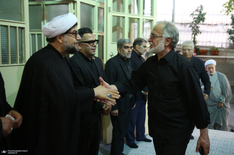 مراسم تشییع مرحوم آیت الله آقای حاج شیخ حسین هاشمیان در حسینیه جماران