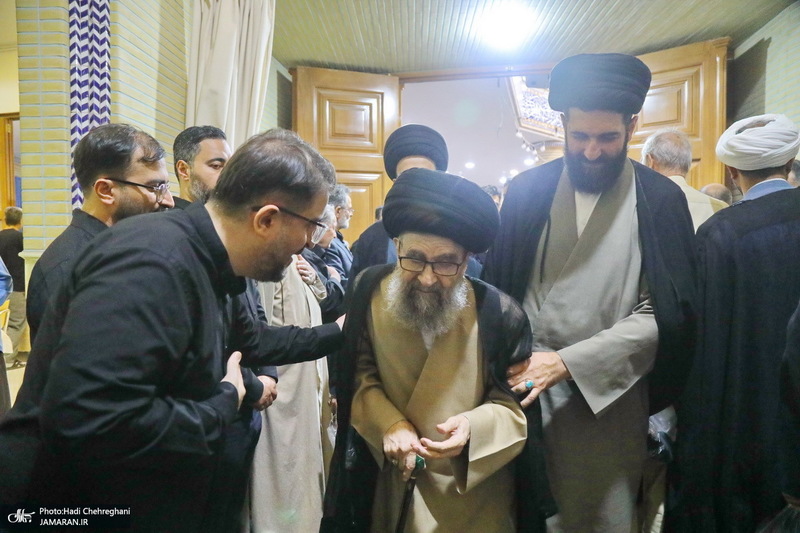 مراسم ختم مادر همسر آیت الله محمدجواد فاضل لنکرانی