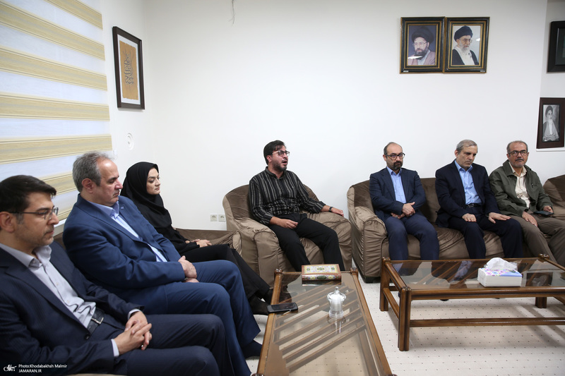 دیدار وزیر راه و شهر سازی با سید حسن خمینی