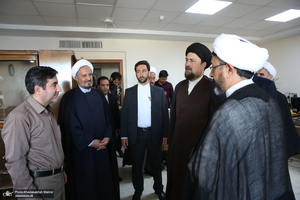 بازدید سید حسن خمینی از موسسه تنظیم و نشر آثار امام خمینی (س)