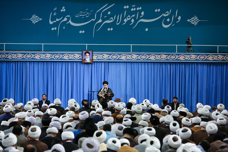 نخستین جلسه درس خارج فقه حضرت آیت‌الله خامنه‌ای در سال تحصیلی جدید