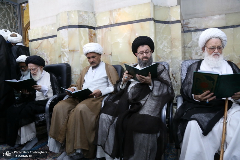 مراسم بزرگداشت آیت الله العظمی محقق کابلی در مسجد اعظم قم