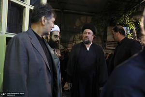 مراسم بزرگداشت همسر آیت الله موسوی بجنوردی (ره) در حسینیه شماره یک جماران-1
