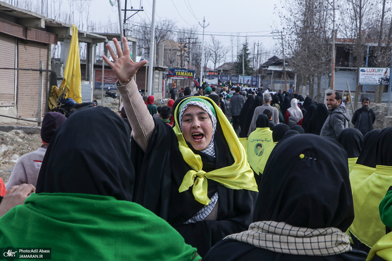راهپیمایی کشمیری ها به مناسبت میلاد امام زمان (عج)