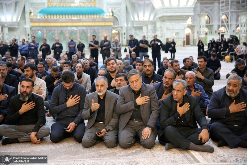 مراسم تشییع نوه حجت الاسلام والمسلمین علیخانی در حرم مطهر امام خمینی (س)