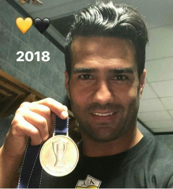 مدال قهرمانی در دستان مسعود شجاعی +عکس
