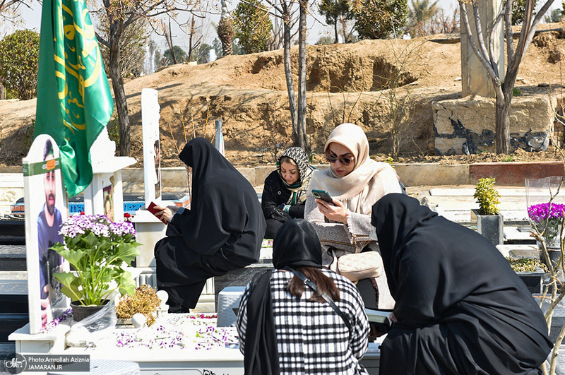 آخرین پنجشنبه سال در بهشت زهرا (س) تهران