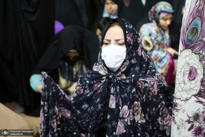 مراسم آغاز  سال 1401 در حرم کریمه اهل بیت (ع)‎