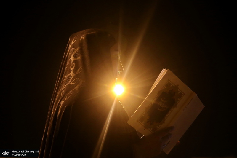 مراسم احیای شب بیست و یکم ماه رمضان در حرم مطهر حضرت معصومه (س)