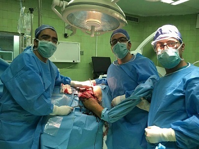 عمل تعویض مفصل آرنج با موفقیت در مشهد  انجام شد