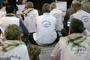 مراسم عزاداری کاروان پیاده زائران امام خمینی (س) استان گیلان در حسینیه جماران