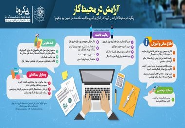 راهکارهایی برای اینکه میزبان کرونا در ادارات نباشیم
